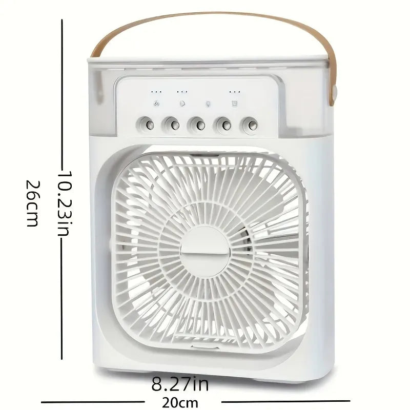 Climatizador Mini Ar Condicionado Portátil 4 em 1