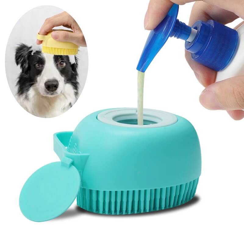 Escova de banho massageadora Cão e Gato