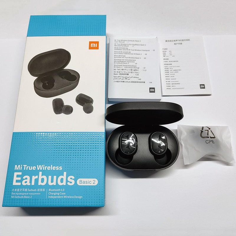 Fones Sem Fio Earbuds Basic 2 Bluetooth 5.0 Wireless - Mega Shopper
