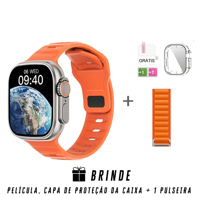 Smartwatch, 2.0 Ultra Esporte NFC iOS & Android - Mega Shopper